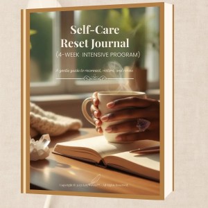 Digital Self-Care Reset Journal 4-Week Intensive Program for burnout recovery and root cause analysis.